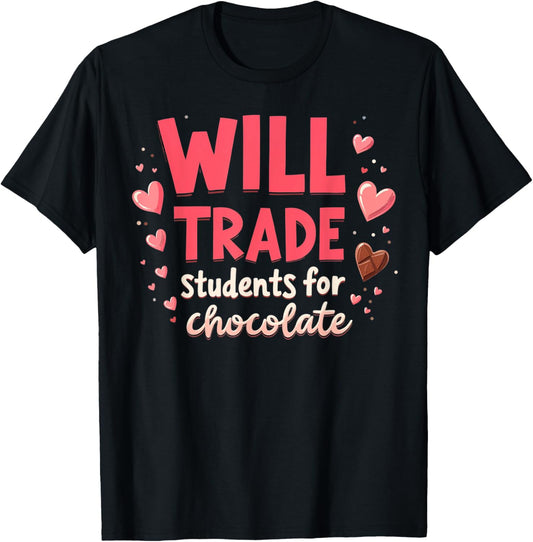 international chocolate day Funny Chocolate Lovers Teacher T-Shirt - T-Shirt | Black