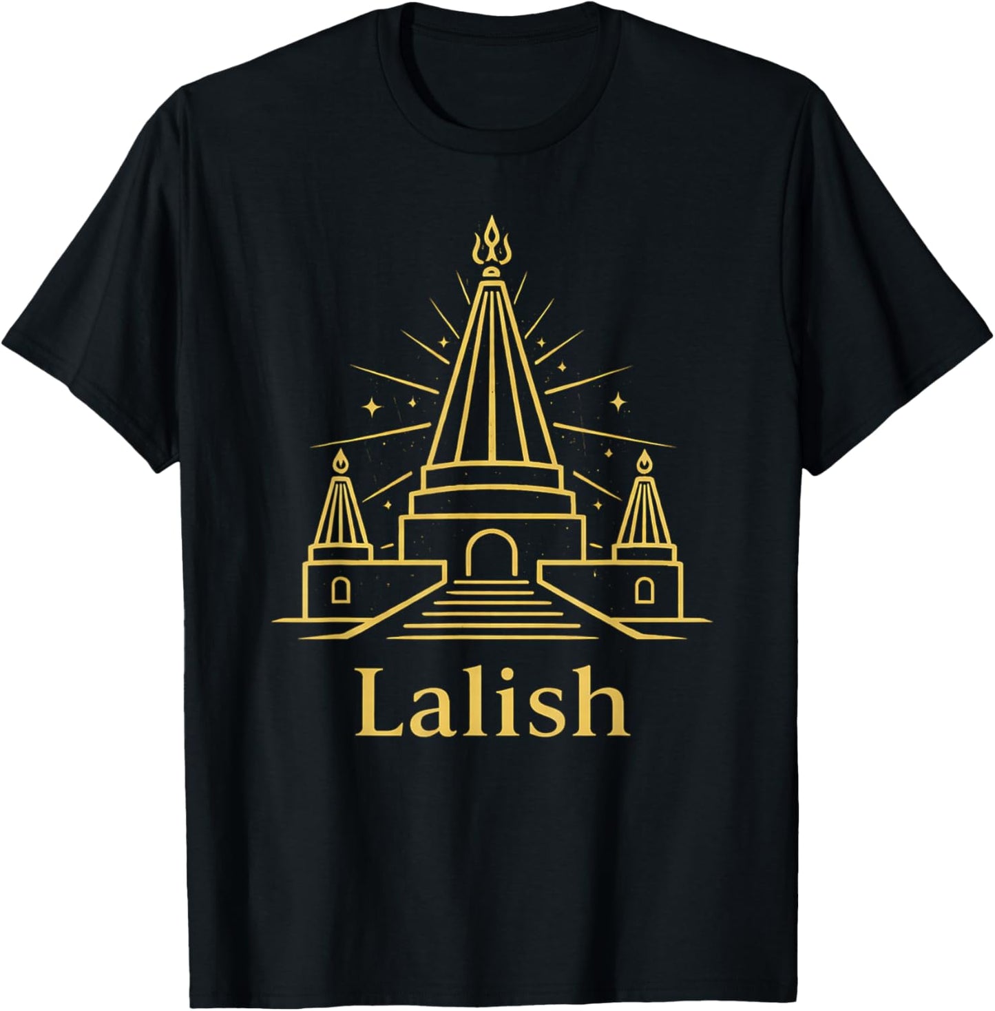 Lalish-Tempel Yezidische Religion Yezidische Heilige Stätte T-Shirt - T-Shirt | Black