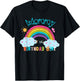 Mommy of The Birthday Girl Rainbow B-Day Matching Family T-Shirt - T-Shirt | Black