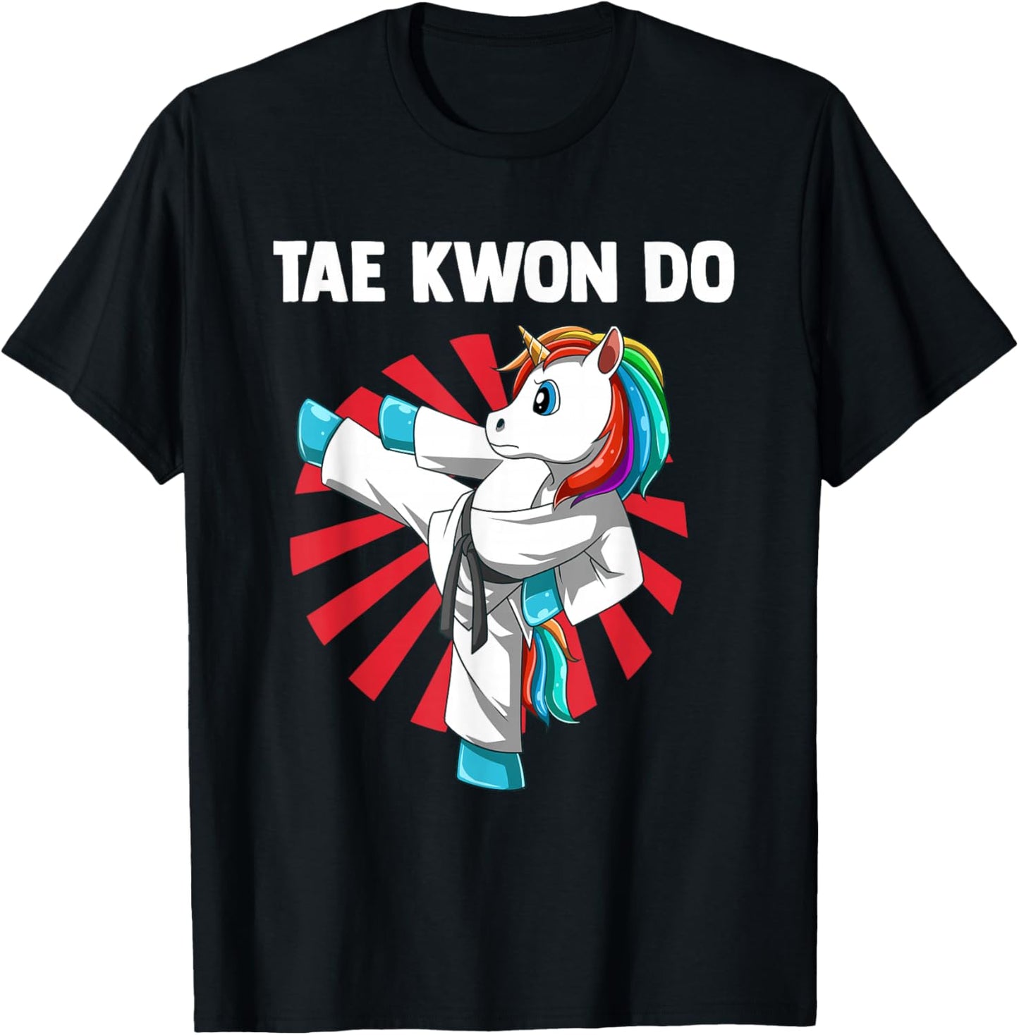 Taekwondo Unicorn T-Shirt - T-Shirt | Black