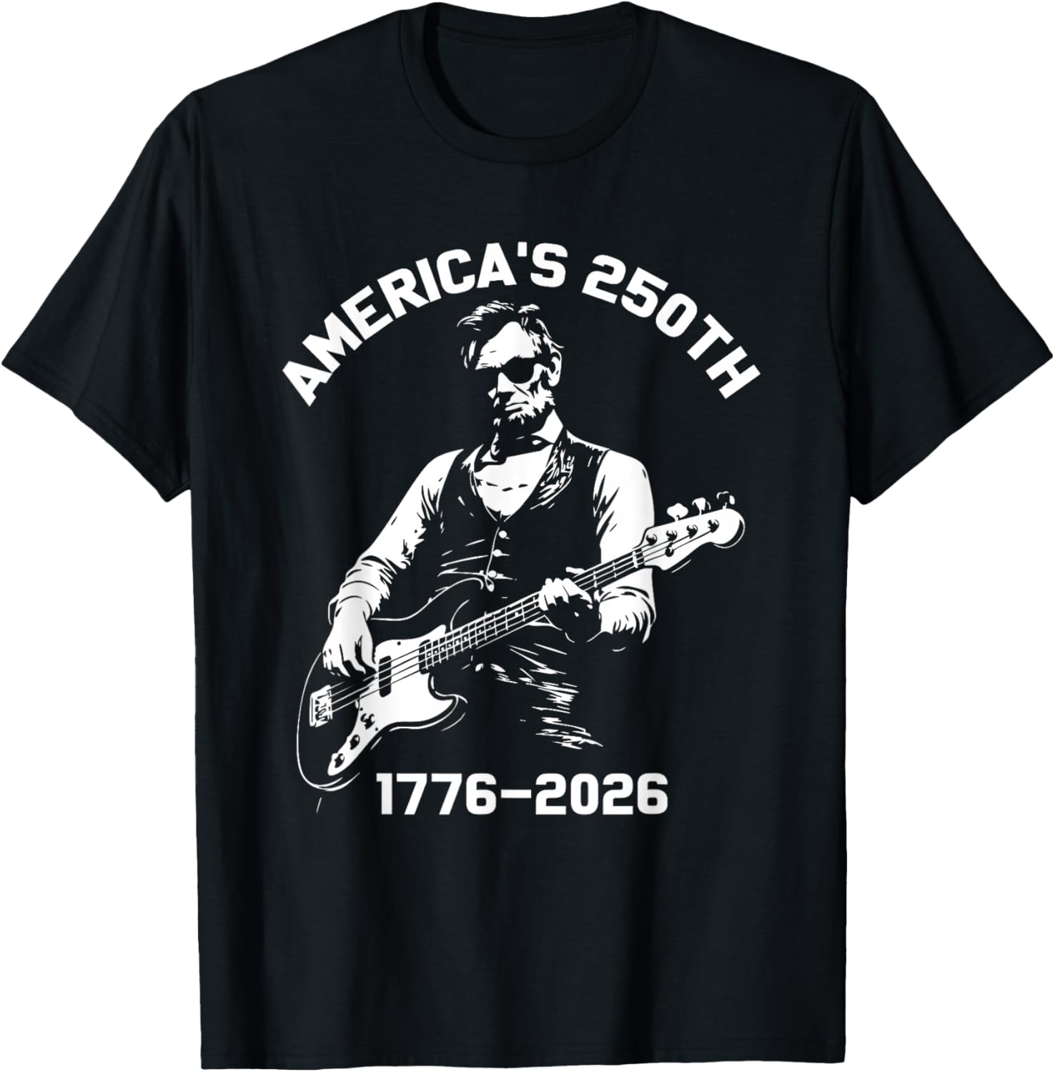 Vintage 250 Years of American 250th Anniversary 1776 2026 T-Shirt - T-Shirt | Black