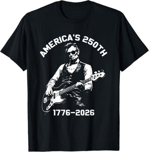 Vintage 250 Years of American 250th Anniversary 1776 2026 T-Shirt - T-Shirt | Black