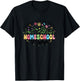 Homeschool Mama University Wildflower Butterfly Mom Teacher T-Shirt - T-Shirt | Black