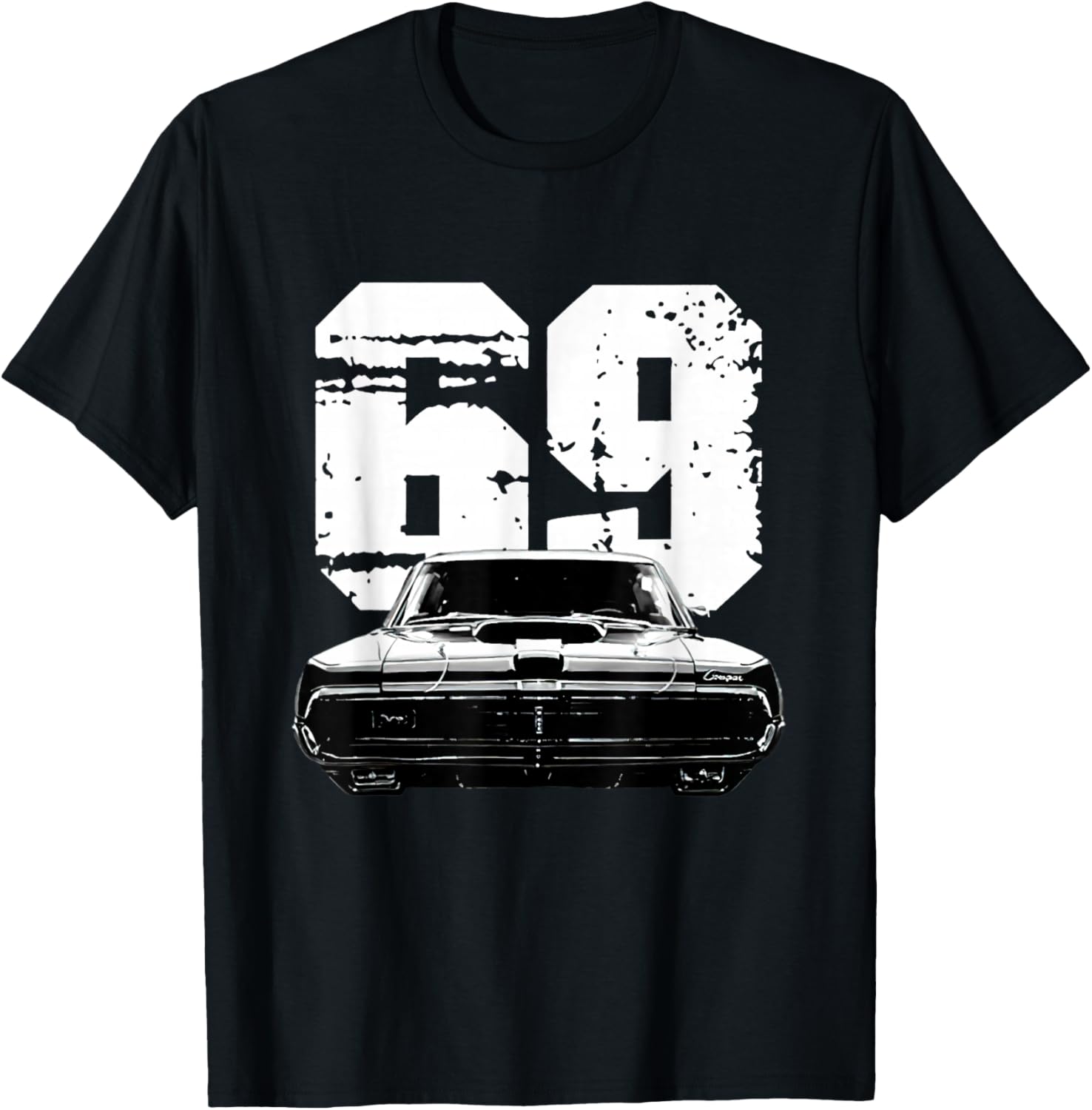 1969 69 Mercury classic Cougar Vinatge cars T-Shirt - T-Shirt | Black