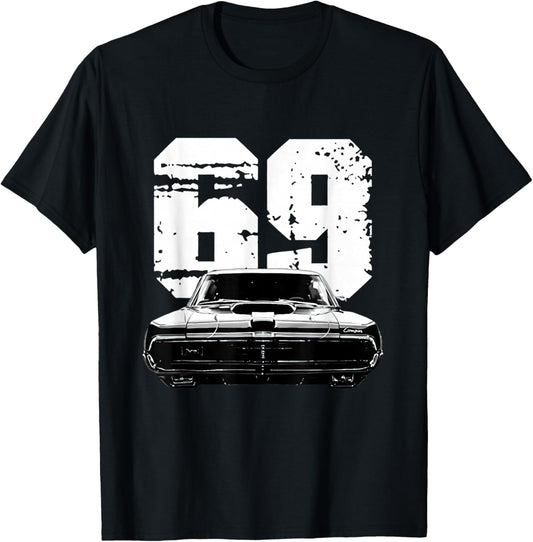 1969 69 Mercury classic Cougar Vinatge cars T-Shirt - T-Shirt | Black