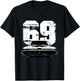 1969 69 Mercury classic Cougar Vinatge cars T-Shirt - T-Shirt | Black