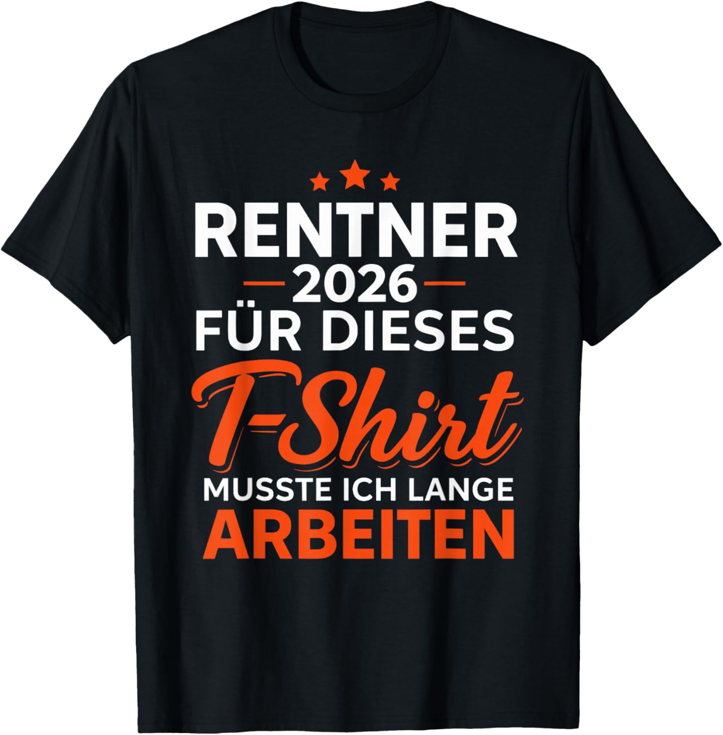 Pension 2026 Retirement Pension Retired T-Shirt - T-Shirt | Black