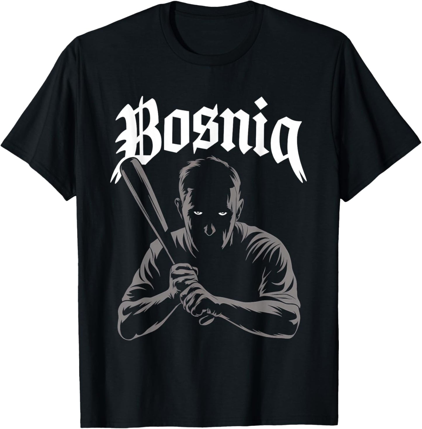 Bosnien Geschenk Flagge Bosnia Vintage Herzegowina Sarajevo T-Shirt - T-Shirt | Black