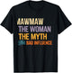Mawmaw The Woman The Myth The Bad Vintage Funny Mother's Day T-Shirt - T-Shirt | Black