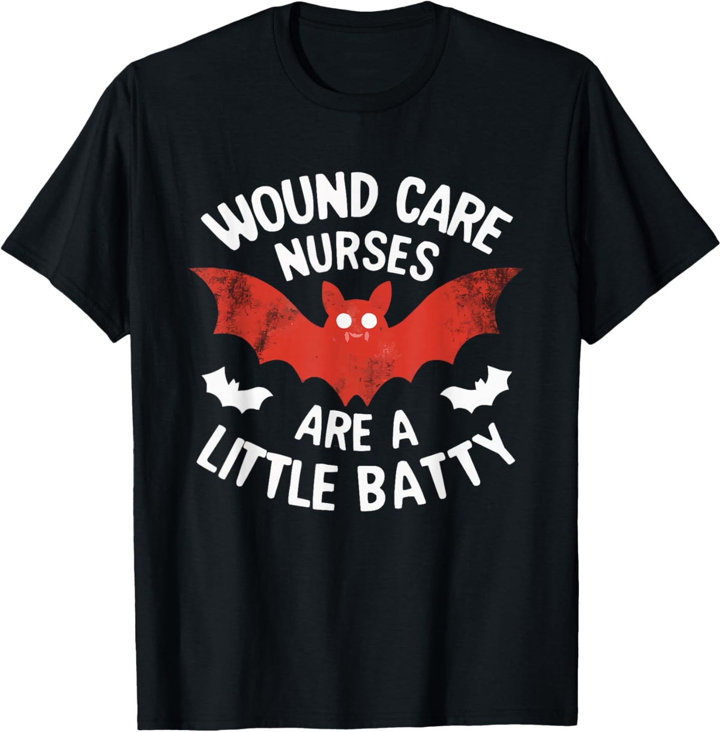 Halloween Wound Care Nurse Spooky Nursing Trick Or Treat T-Shirt - T-Shirt | Black