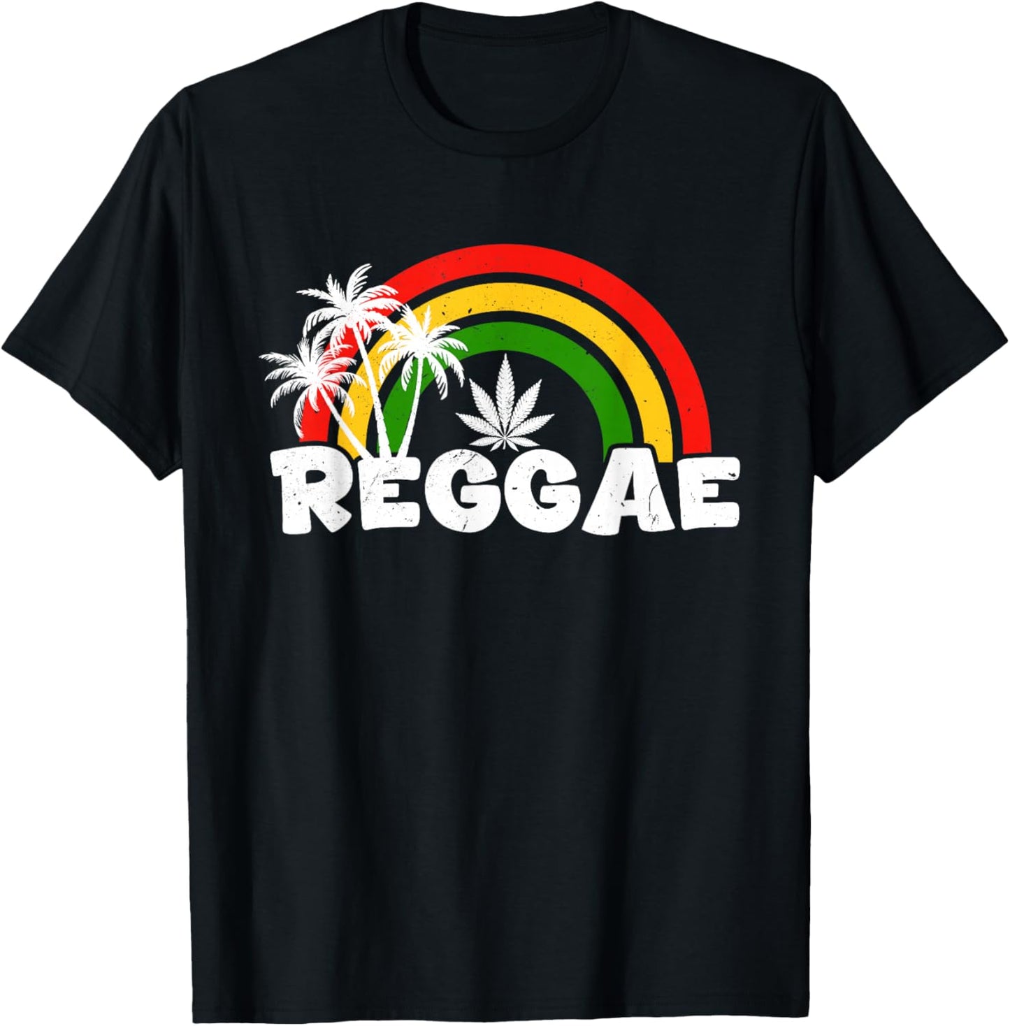 Reggae Music Jamaica Rastafari Roots Rasta jamaïcain T-Shirt - T-Shirt | Black