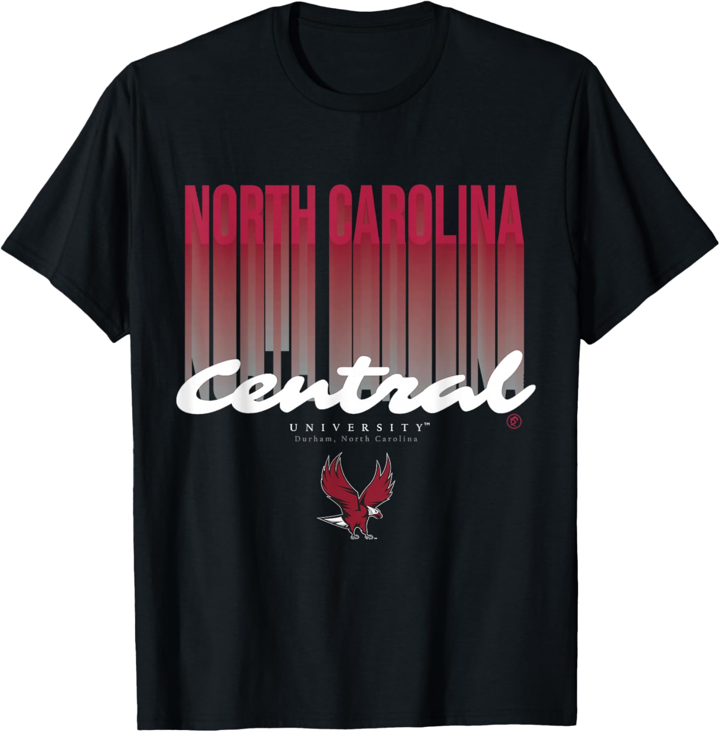 The Yard Essentials - North Carolina Central - NCCU Fade T-Shirt - T-Shirt | Black