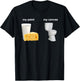 My Paint My Canvas Cheese Milk and Toilet T-Shirt - T-Shirt | Black