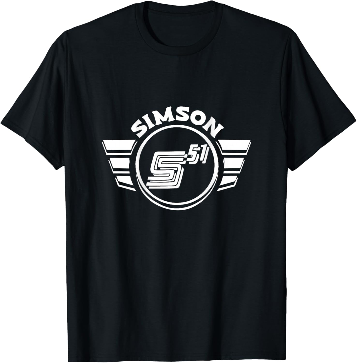 Suhl Simson S50 S51 Schwalbe Zweitaktmotor Liebe Fan Simme T-Shirt - T-Shirt | Black