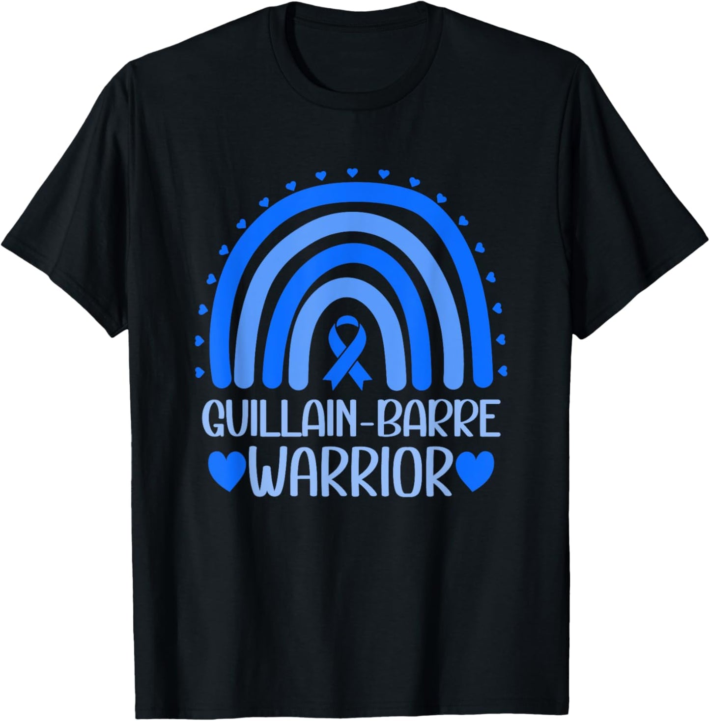 Guillain-Barre Syndrome Warrior Guillain-Barre Awareness T-Shirt - T-Shirt | Black