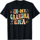 Retro Groovy In My Grandma Era Mother's Day Gifts Women T-Shirt - T-Shirt | Black