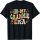 Retro Groovy In My Grammie Era Mother's Day Gifts Women T-Shirt - T-Shirt | Black