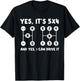 Yes It's 5x4 Gear Shifter Trucker Driver T-Shirt - T-Shirt | Black