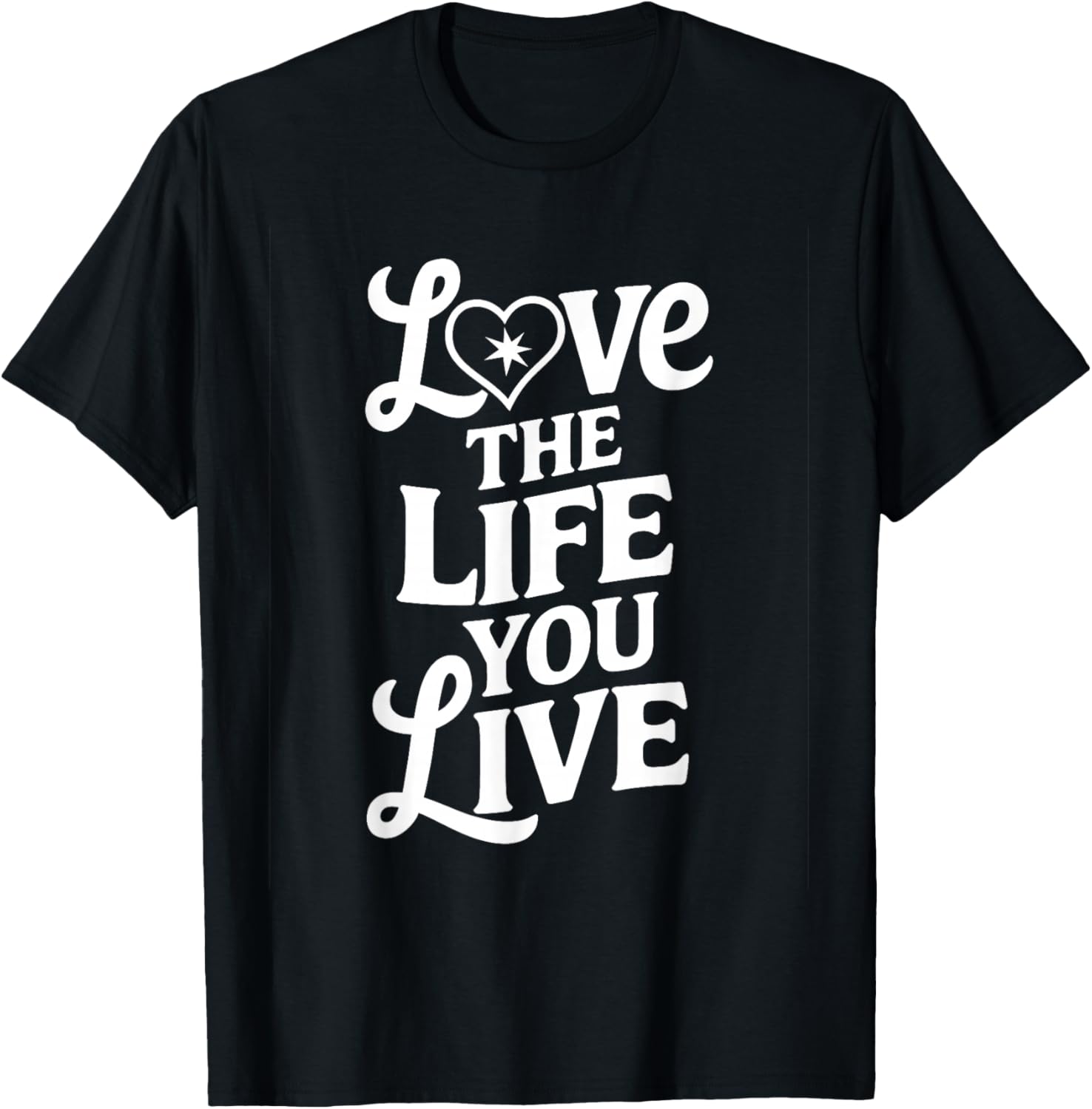 Love Women Life You Live Motivational Men Kids T-Shirt - T-Shirt | Black