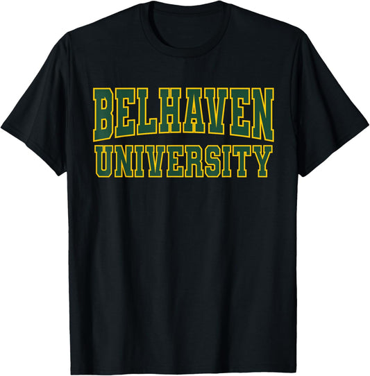 Belhaven University Jackson and Madison Apparel Sports Fan T-Shirt - T-Shirt | Black