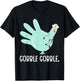 Turkey Scrubs Rubber Gloves Nurse Fall Nursing Thanksgiving T-Shirt - T-Shirt | Black
