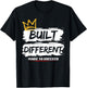 Built Different Made to Succeed T-Shirt - T-Shirt | Black