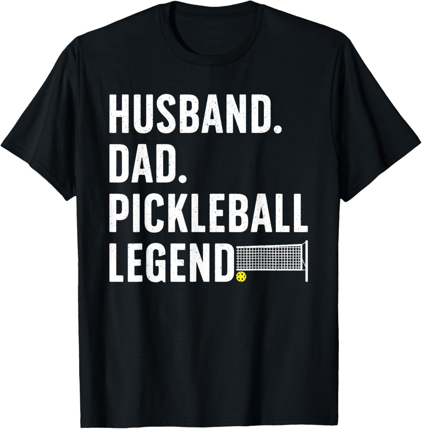 Pickleball Art For Husband Men Pickle Ball Pickleball Lover T-Shirt - T-Shirt | Black