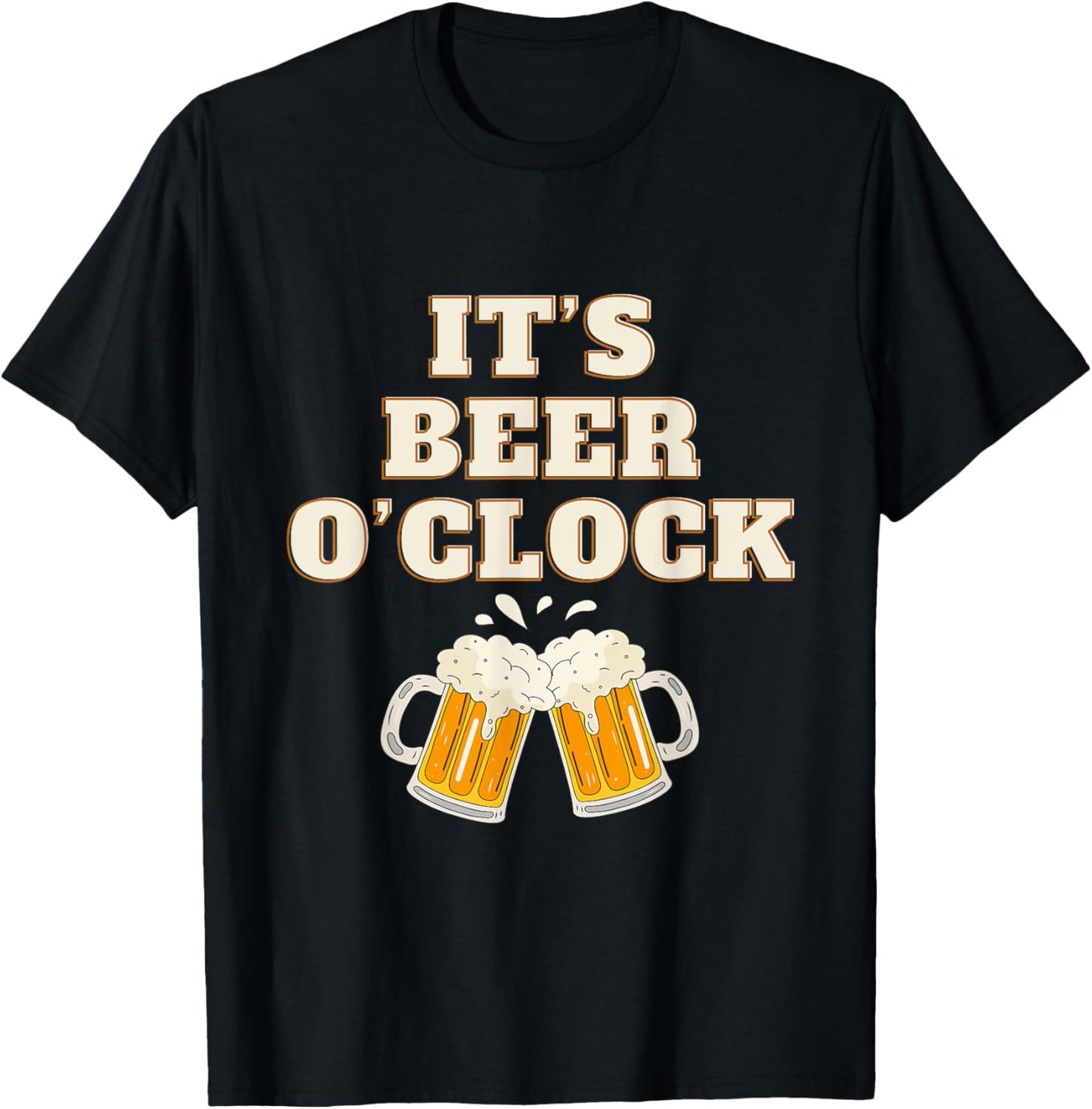 It's beer o'clock T-Shirt - T-Shirt | Black
