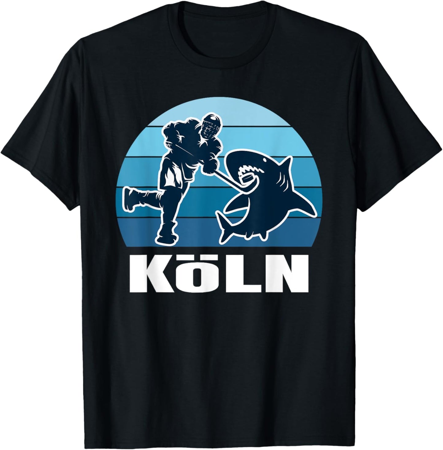 Cologne Ice Hockey Fan - Shark T-Shirt - T-Shirt | Black