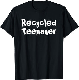 Recycled Teenager T-Shirt - T-Shirt | Black
