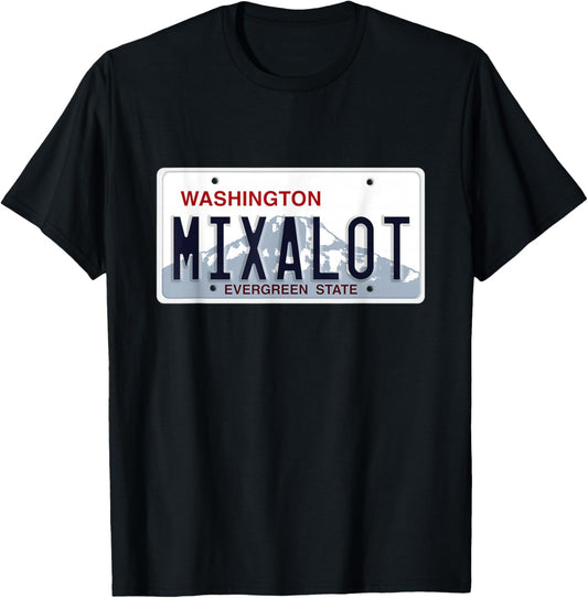 Mixalot Old School Hip Hop Rap Washington State Sir T-Shirt - T-Shirt | Black