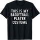 This My Basketball Player Costume Halloween Easy Kids Adult T-Shirt - T-Shirt | Black