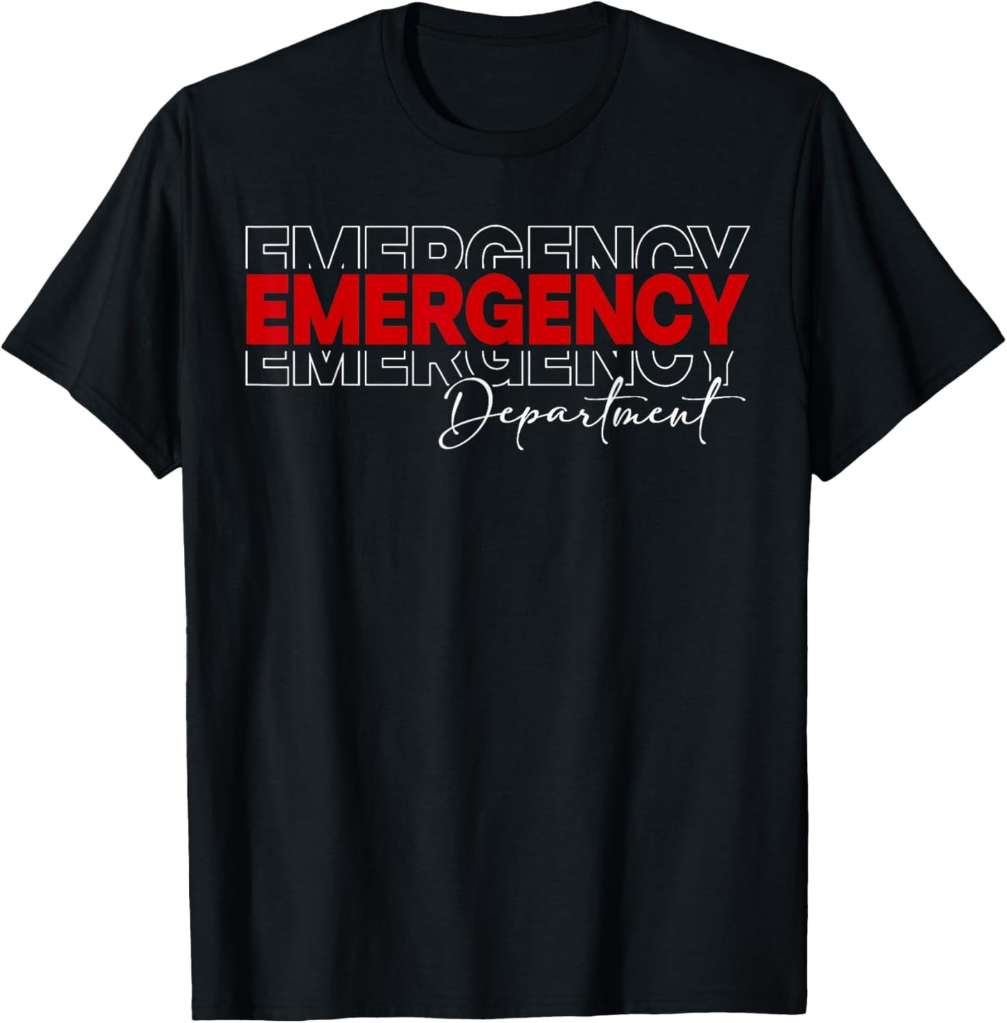 Emergency Room Registered Nurse Retro Er Nurse , , Black, Small, Short Sleeve, , Retro Nurse T-Shirt - T-Shirt | Black