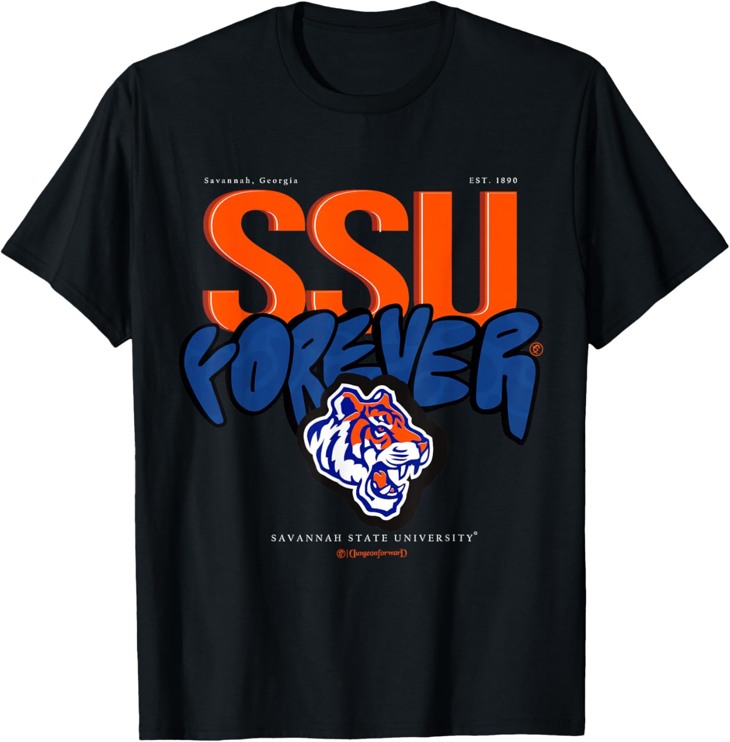 The Yard Essentials - Savannah State University - Forever T-Shirt - T-Shirt | Black