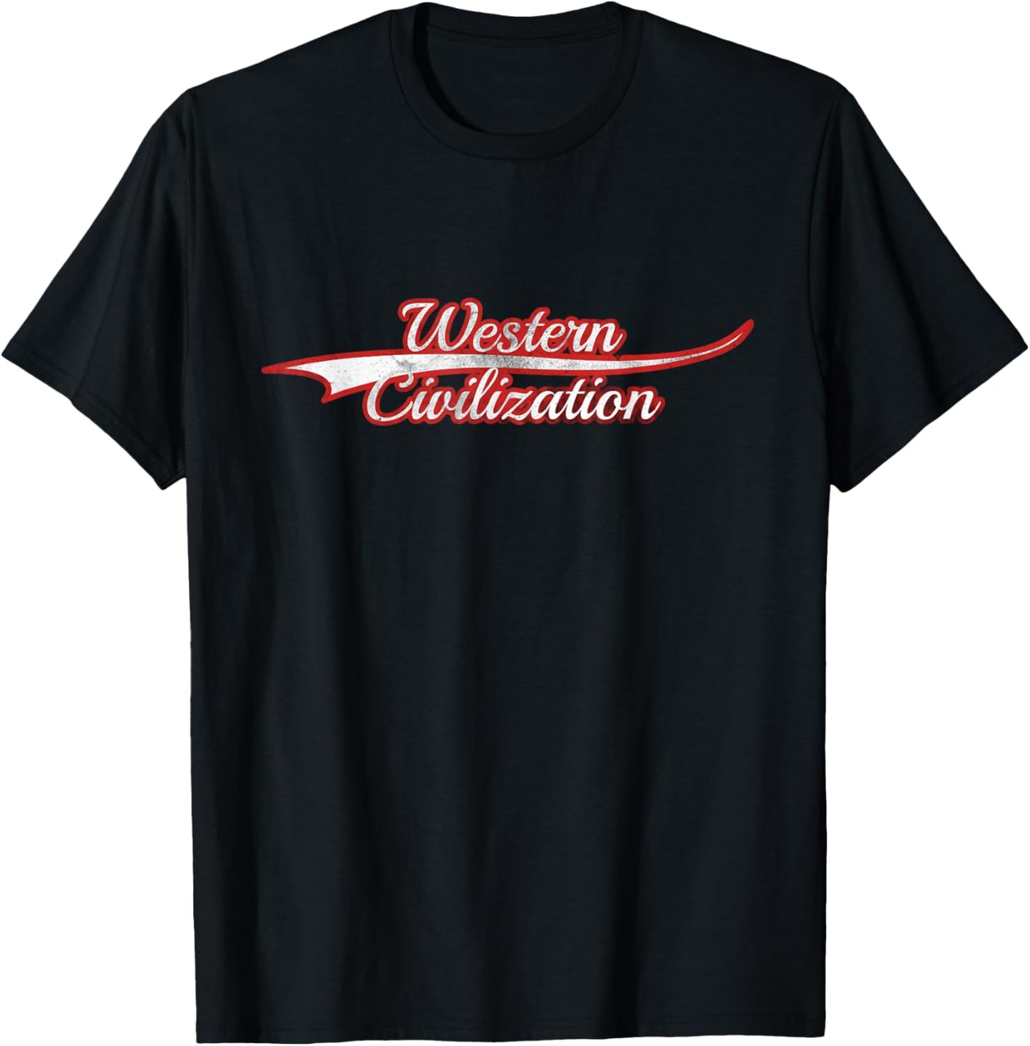 Western Civilization Europe America Historical Study Vintage T-Shirt - T-Shirt | Black
