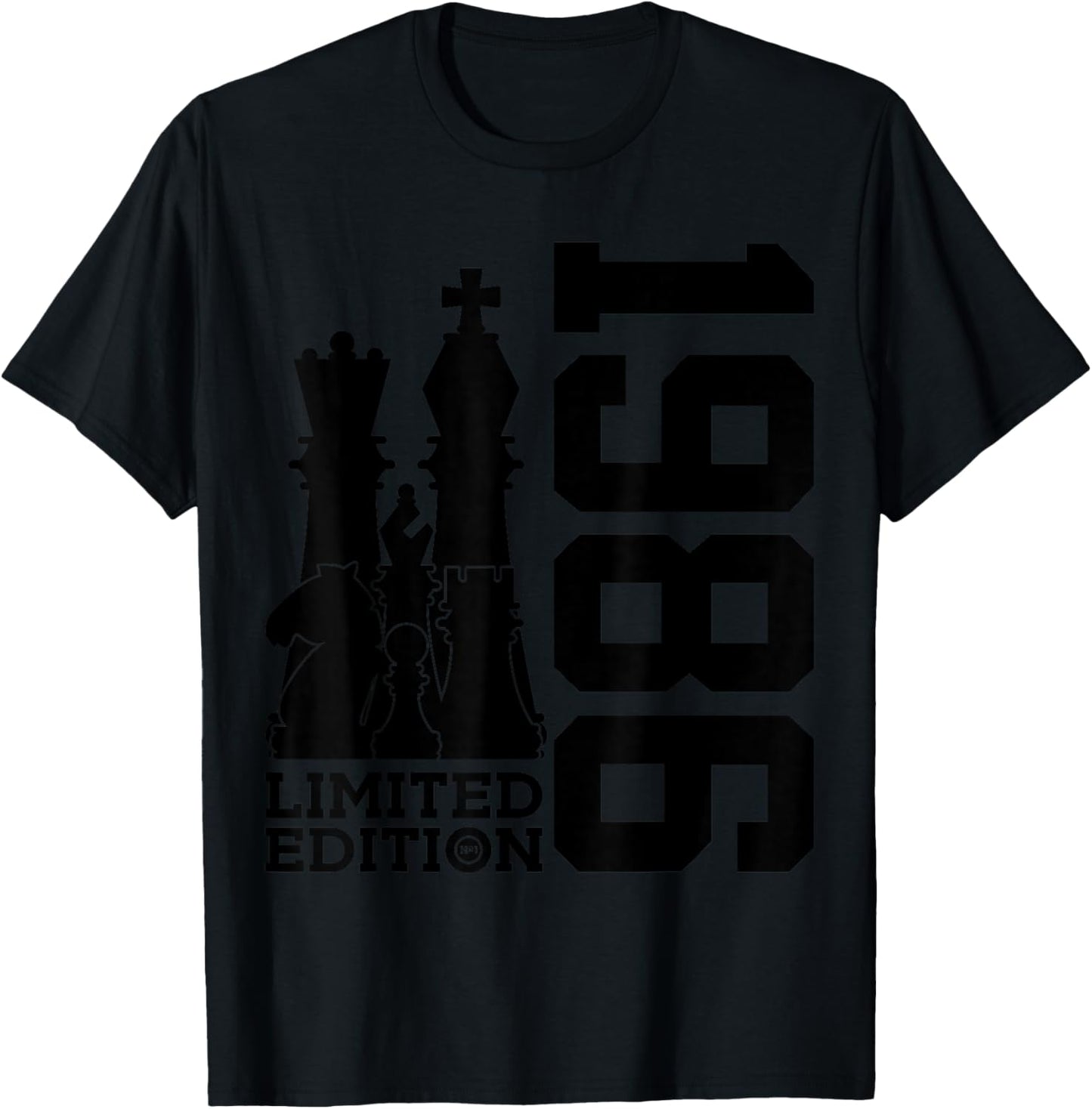 Édition limitée 1986 40 échecs 40e Anniversaire T-Shirt - T-Shirt | Black