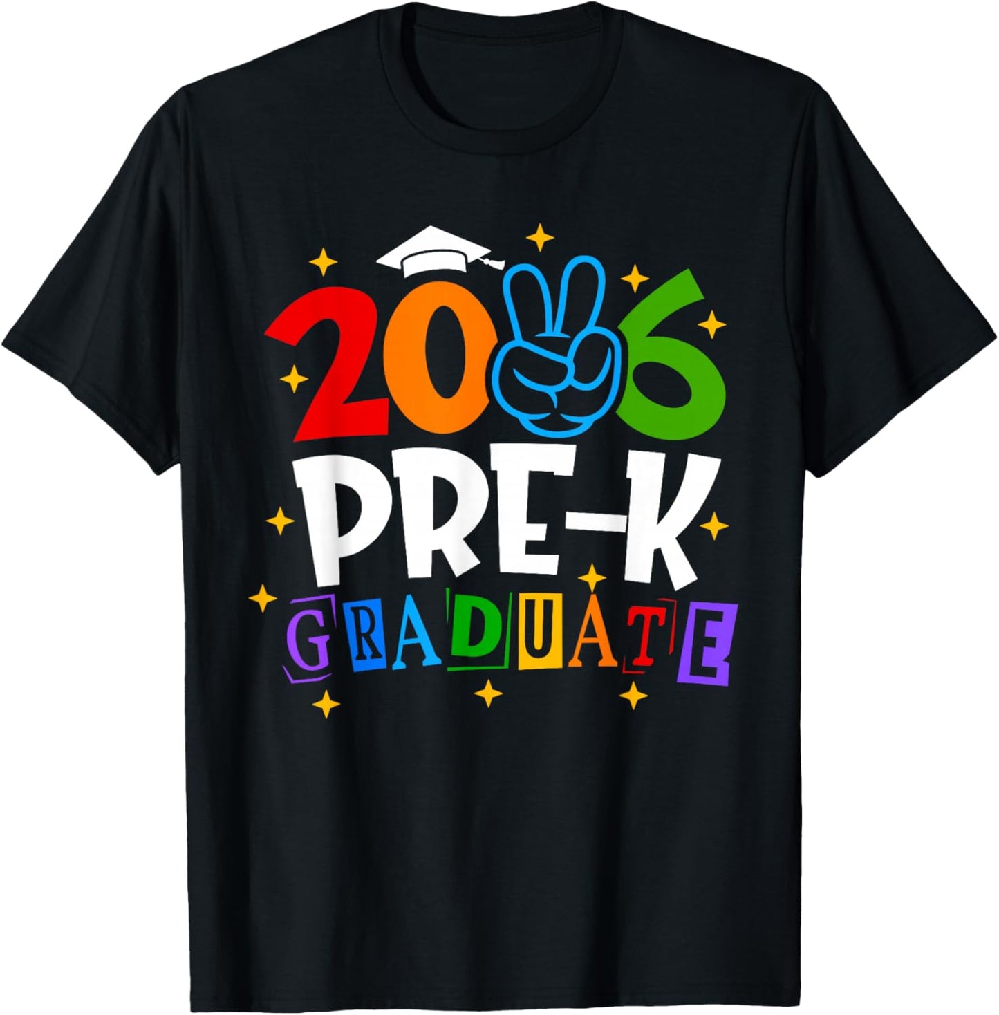 Pre-K Graduate 2026 Preschool Graduation Class of 2026 Kids T-Shirt - T-Shirt | Black