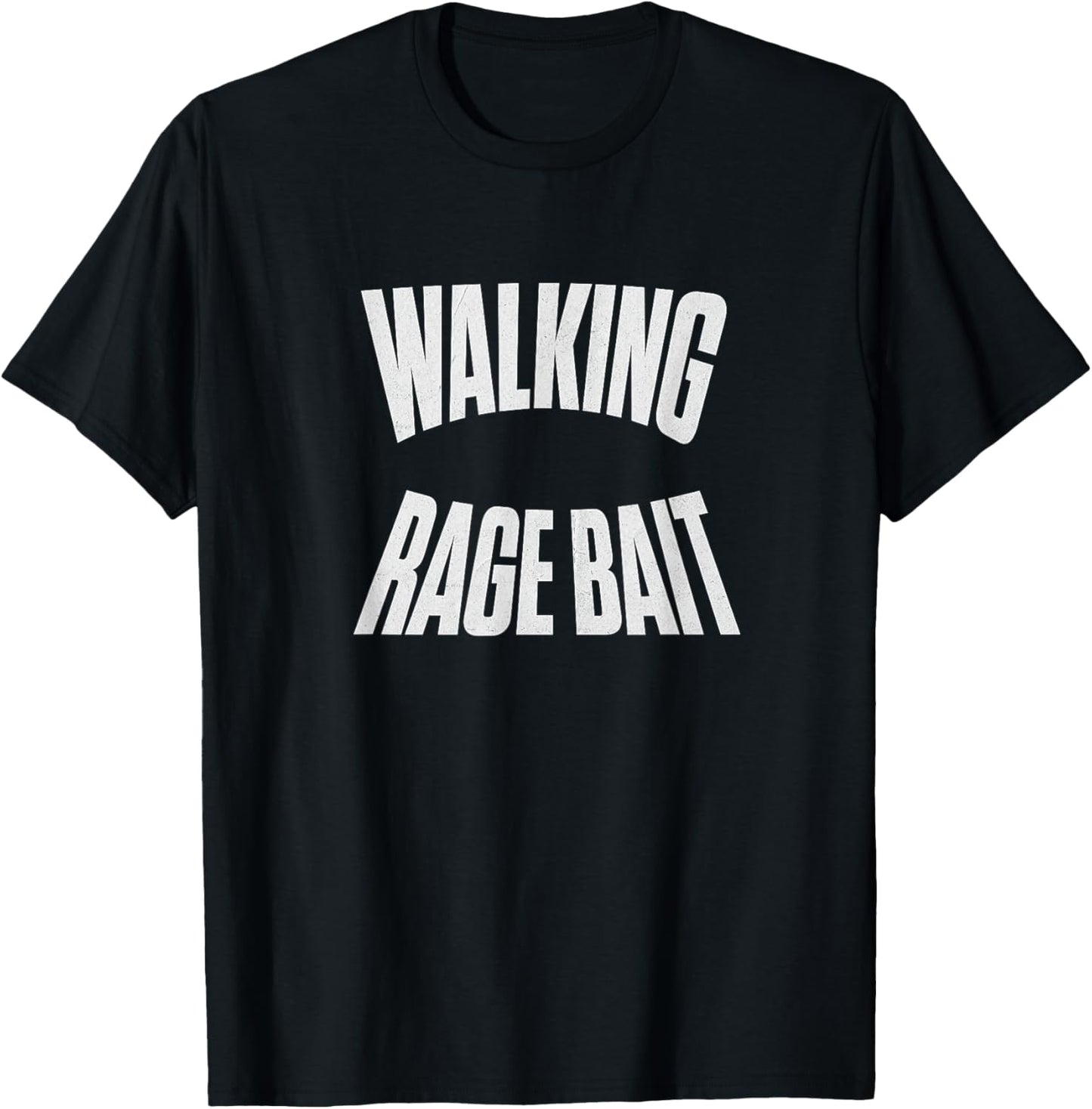 Walking Rage Bait T-Shirt - T-Shirt | Black