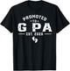 Promoted to G Pa Est 2026 Pregnancy Announcement T-Shirt - T-Shirt | Black