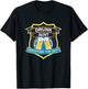 'Drunk Aunt Reporting for Duty' funny graphic shield design T-Shirt - T-Shirt | Black
