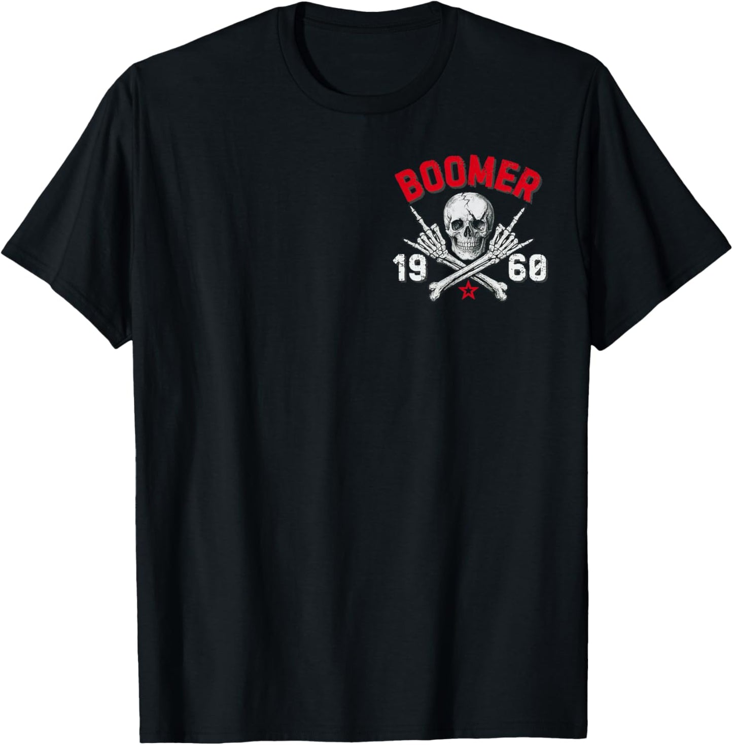 Boomer 1960 Bevor du geboren wurdest, wurde Sissie Totenkopf geboren T-Shirt - T-Shirt | Black