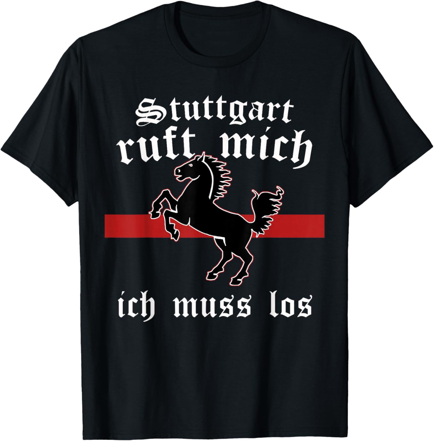 Stuttgart Geschenk Stuggi Stuttgarter 0711 Ultras T-Shirt - T-Shirt | Black