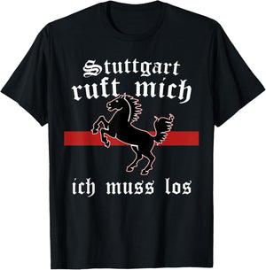Stuttgart Geschenk Stuggi Stuttgarter 0711 Ultras T-Shirt - T-Shirt | Black