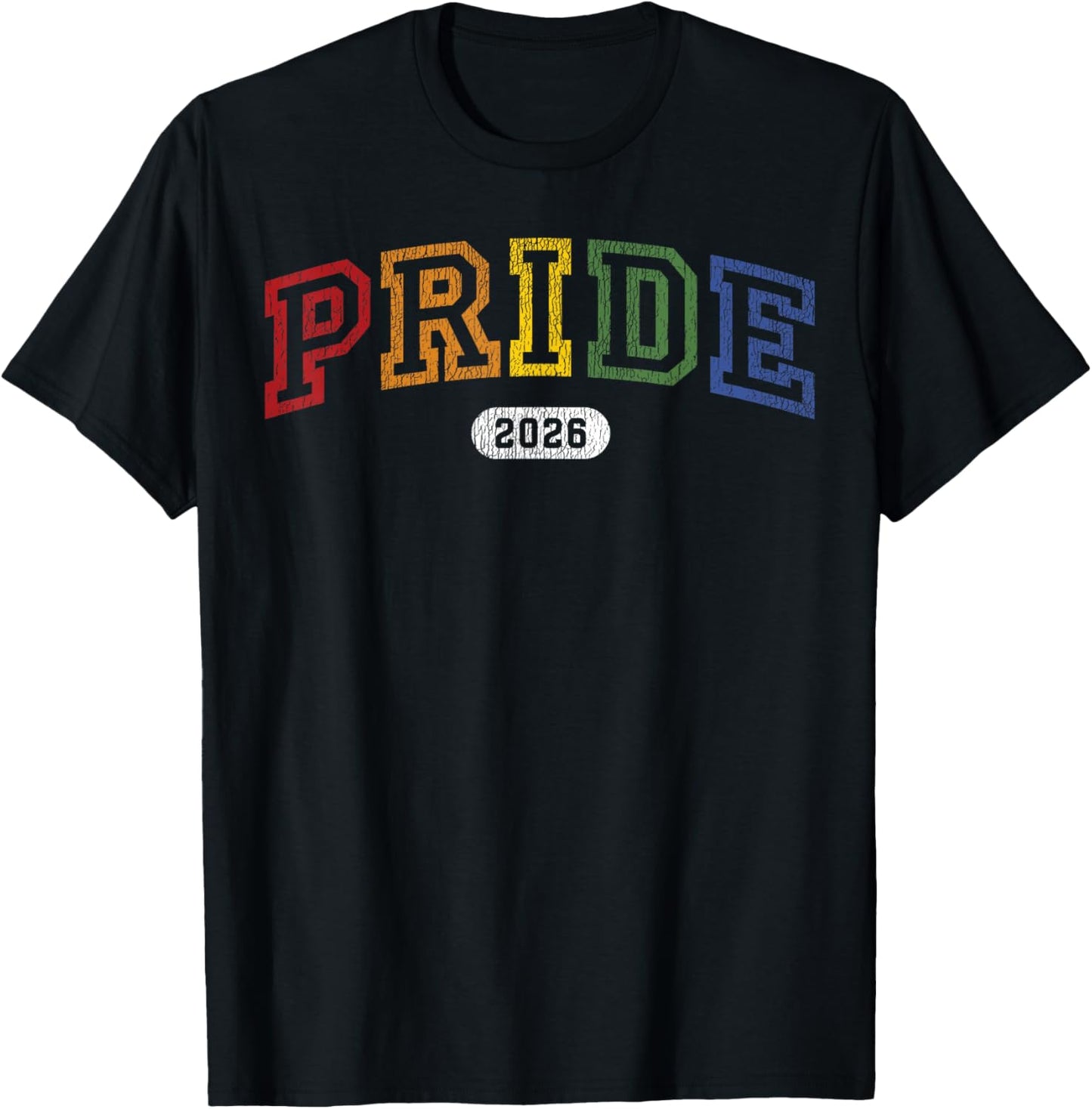 Pride 2026 LGBTQ Celebration Rainbow Pride Month T-Shirt - T-Shirt | Black