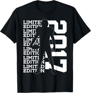 Limited Edition 2017 Football 9TH Birthday T-Shirt - T-Shirt | Black