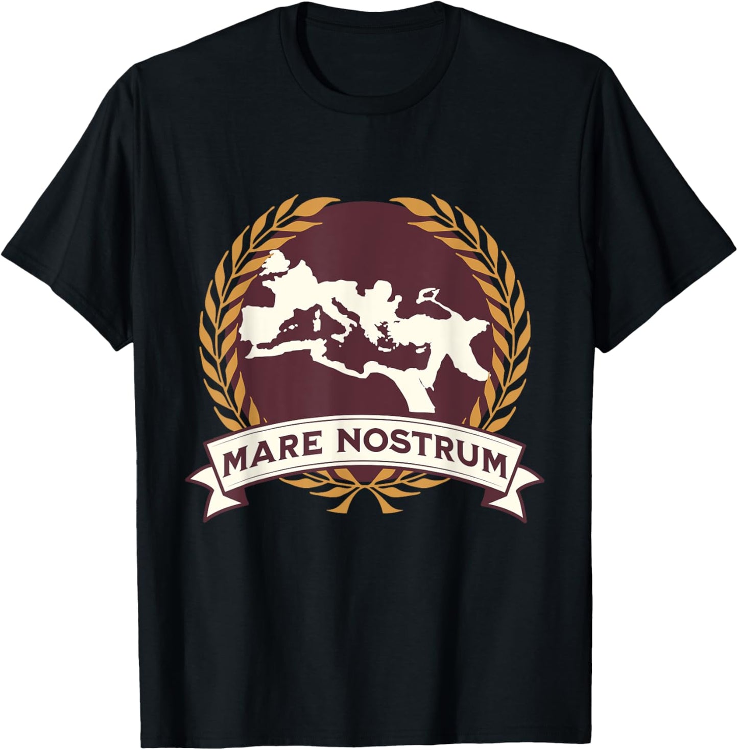 Mare Nostrum Roman Empire T-Shirt - T-Shirt | Black