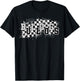 Bulldogs School Spirit Bulldog Pride Checkered Teacher T-Shirt - T-Shirt | Black