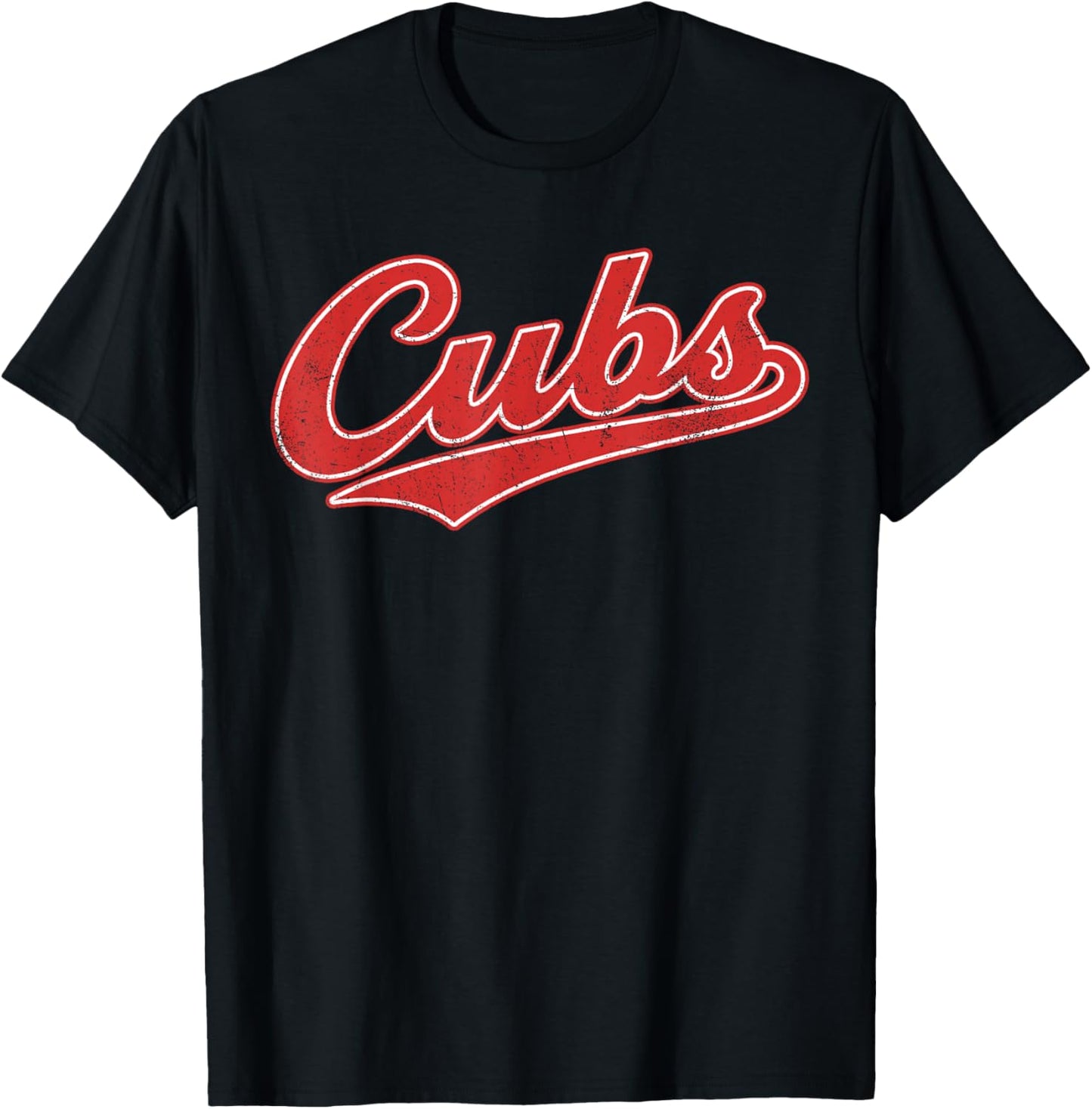 Vintage Cubs Gifts Women Boys Girls Kids T-Shirt - T-Shirt | Black