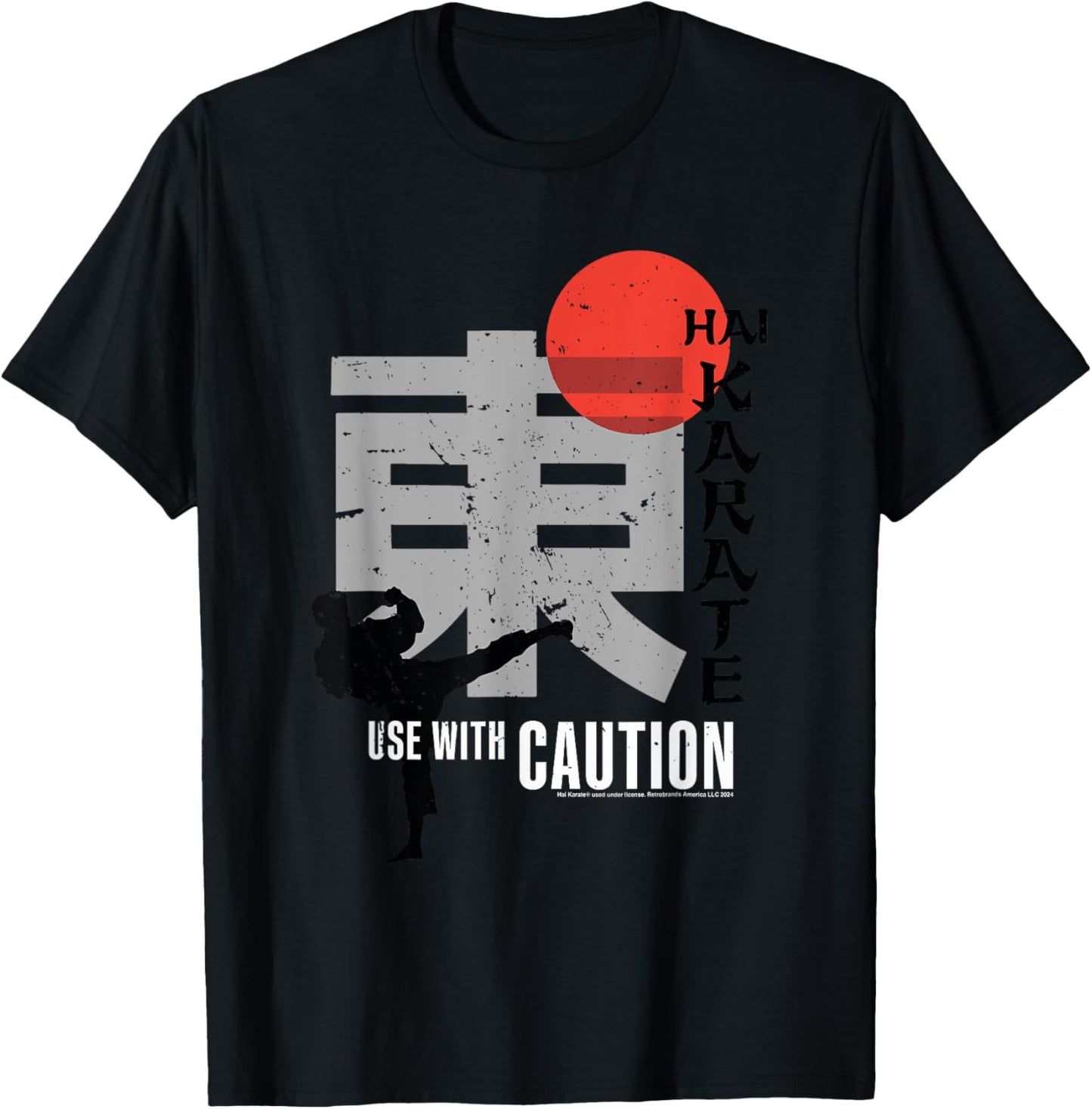 Hai Karate Use With Caution Retro Aftershave T-Shirt - T-Shirt | Black