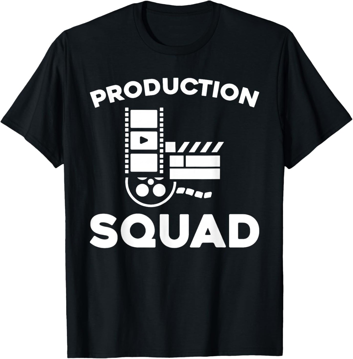 Film Équipe - Production Producteur De Cinéma T-Shirt - T-Shirt | Black